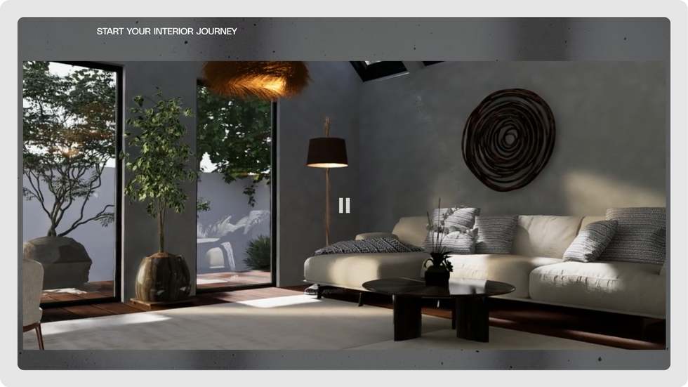 Interior Studio Template, wix studio template, Interior Journey page