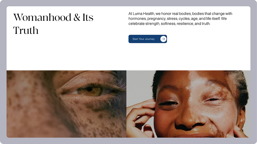 Healthcare Company Template, wix studio template, About page