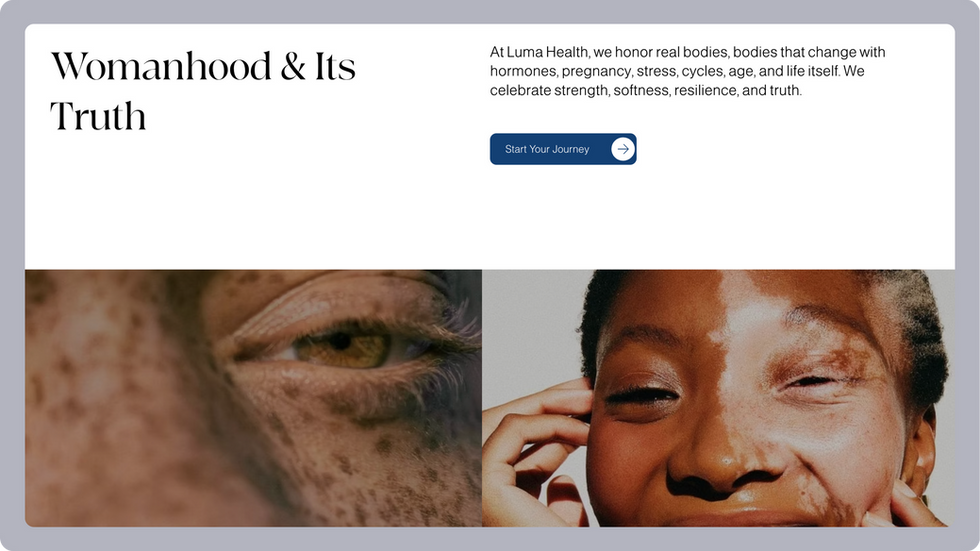 Healthcare Company Template, wix studio template, About page