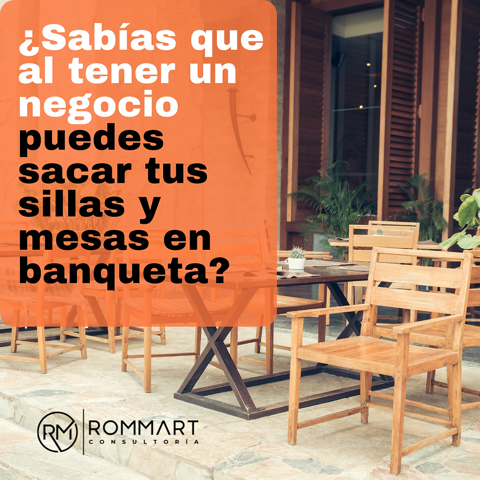 Permiso de Enseres para cafetería en CDMX