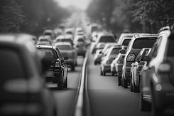 lot-cars-that-are-sitting-line-side-road-generative-ai_bw.jpg