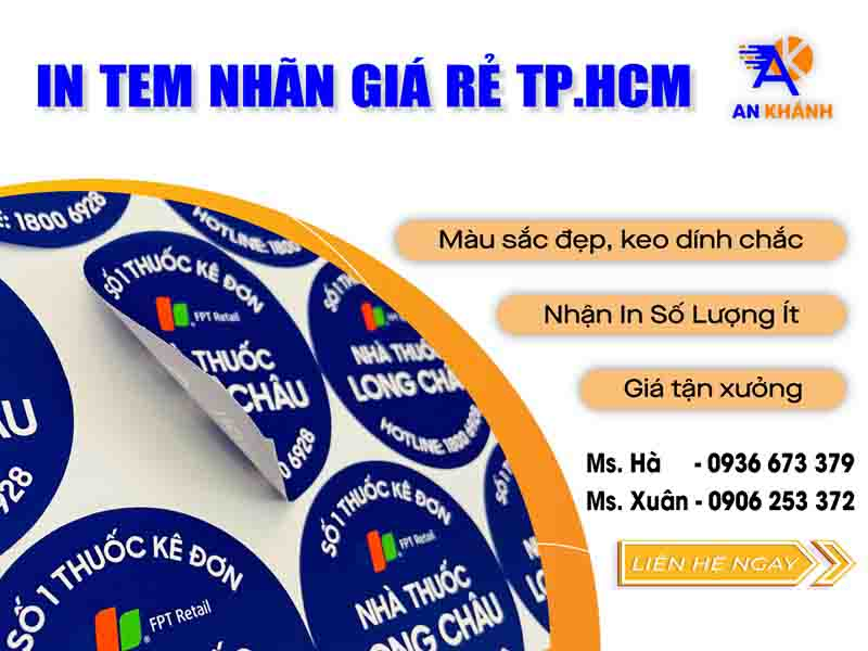 In tem nhãn giá rẻ cho sản phẩm đa dạng - Bảng giá & kinh nghiệm