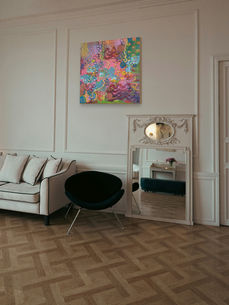 Art abstrait - peinture - acrylique