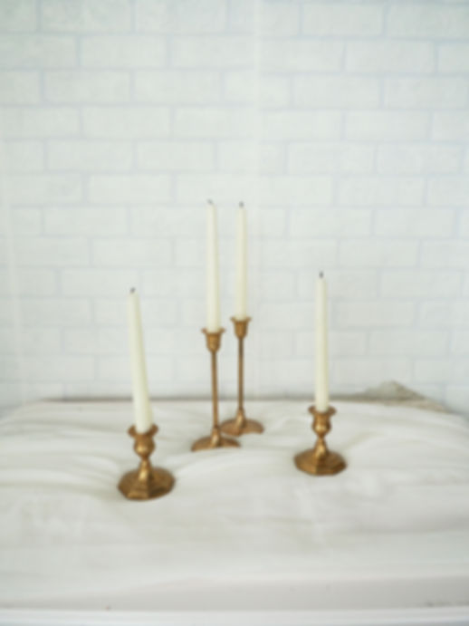 Golden Vintage Candle (Set of 3)