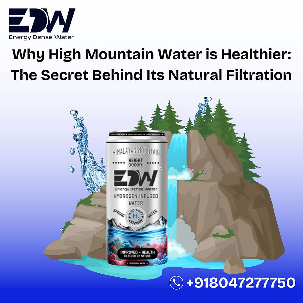 Why High Mountain Water is Healthier: The Secret Behind Its Natural Filtration