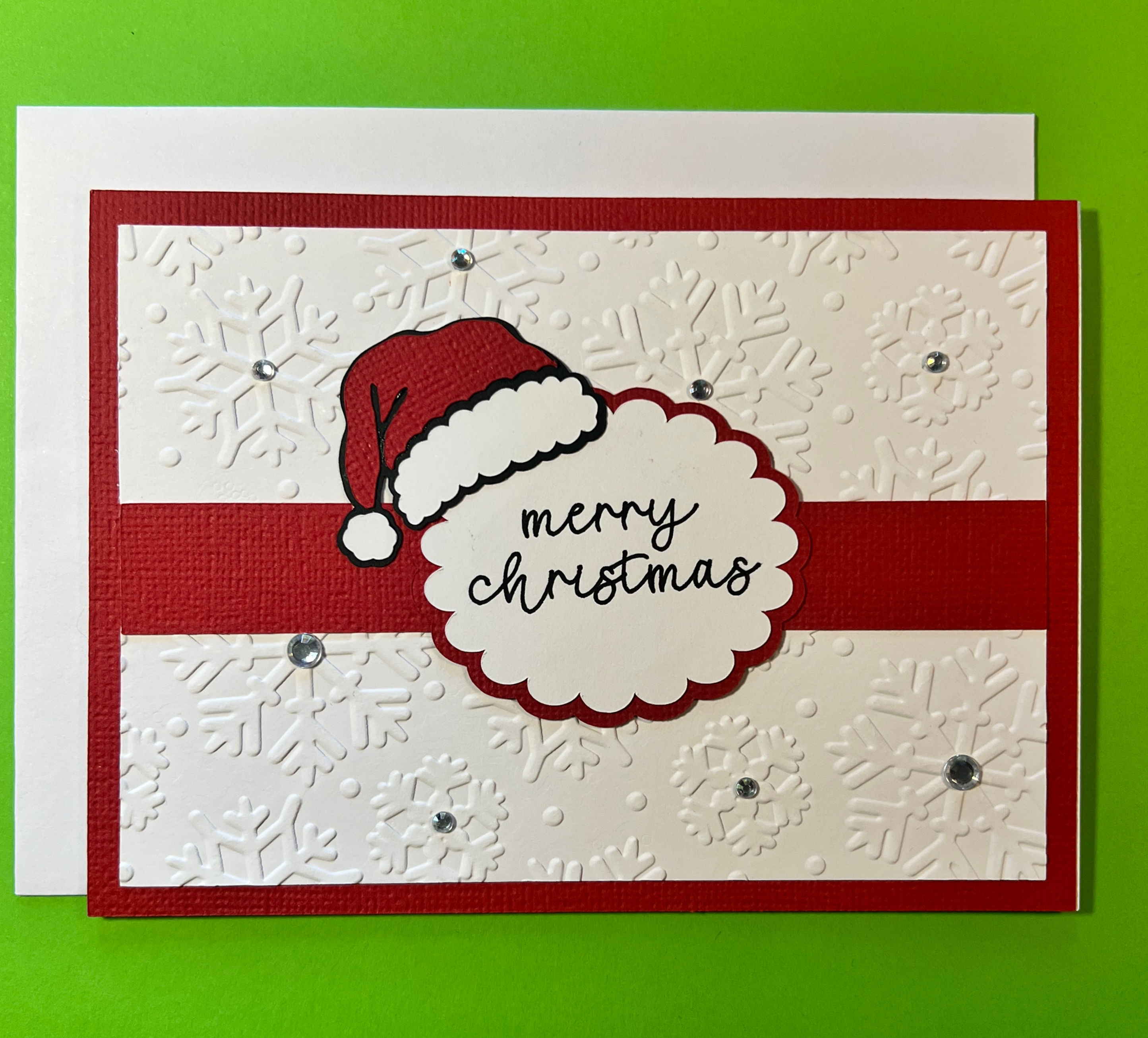 Santa Hat Merry Christmas Card