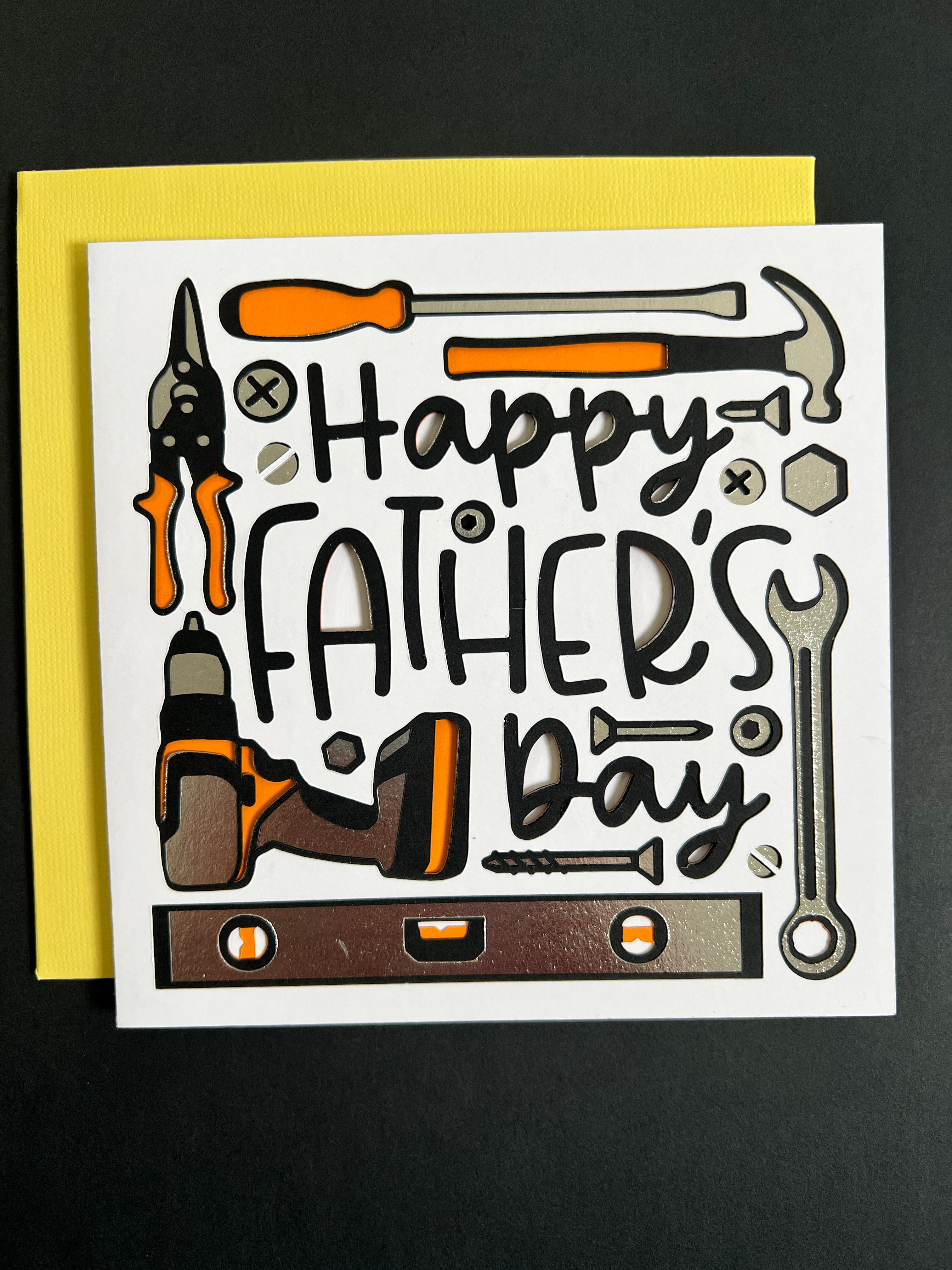 Happy Father's Day Tools Card