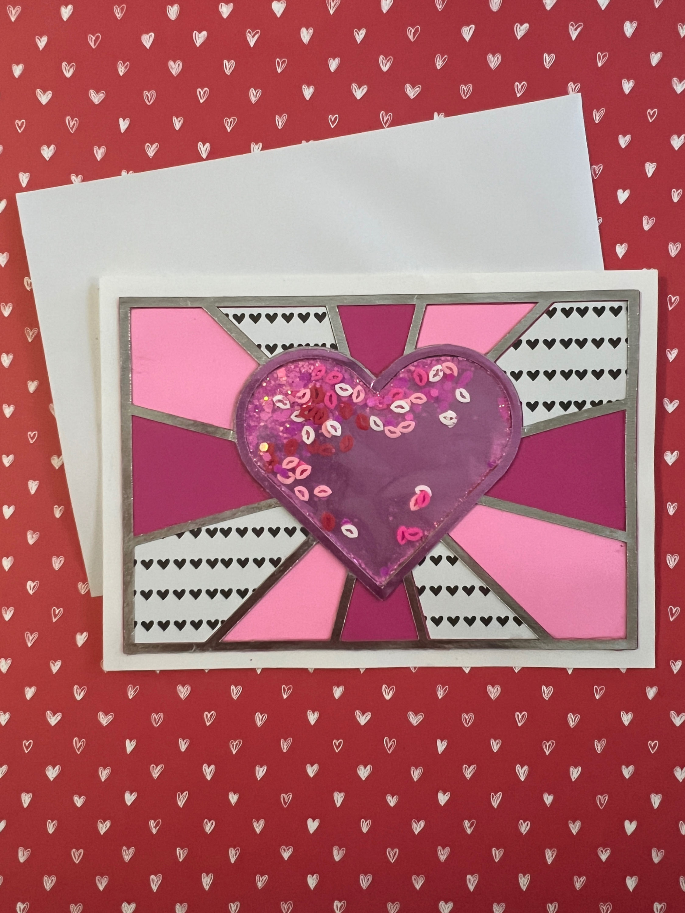 Heart Shaker Cut-out Card
