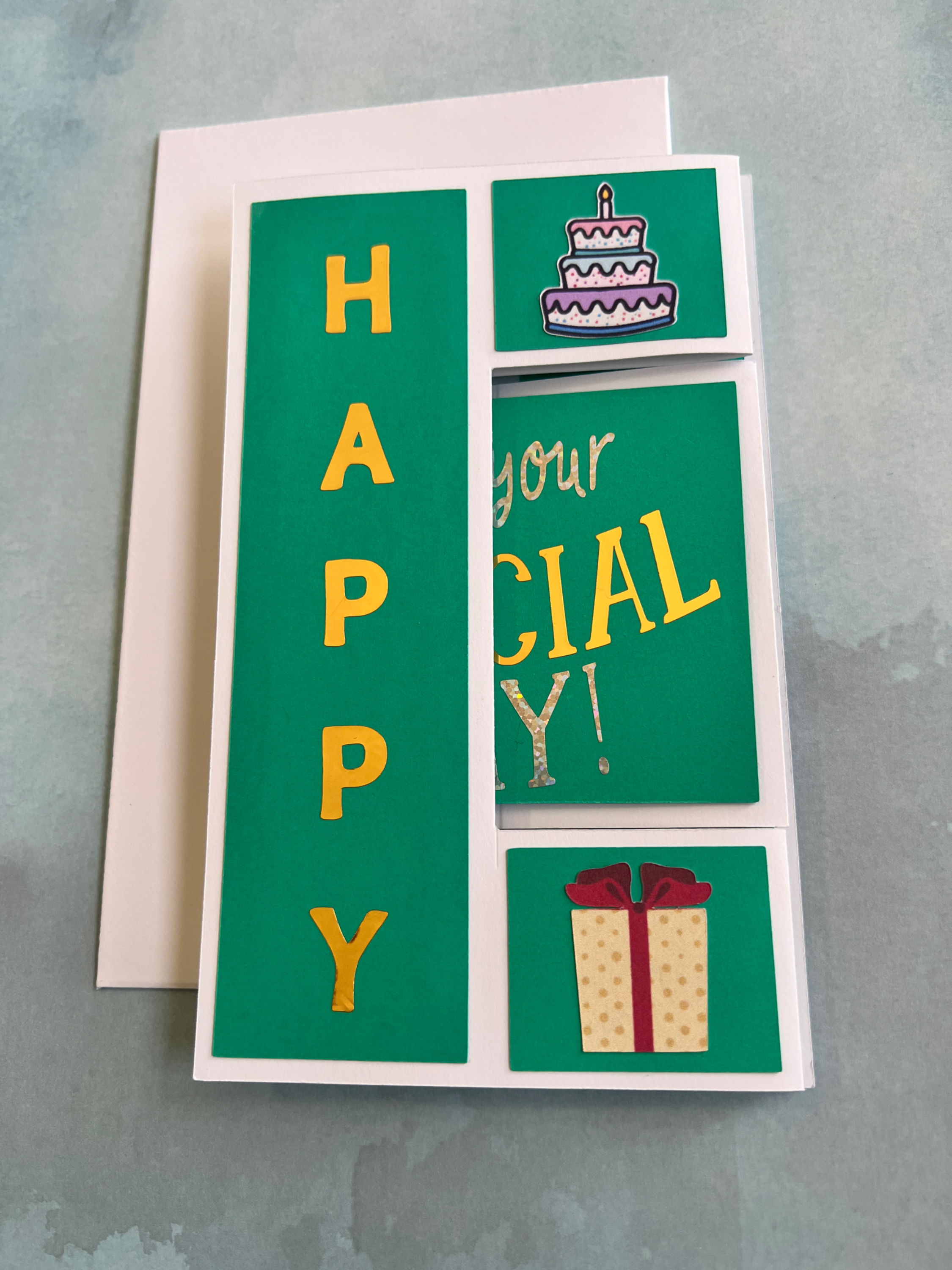 Fold Out Happy Birthday Card