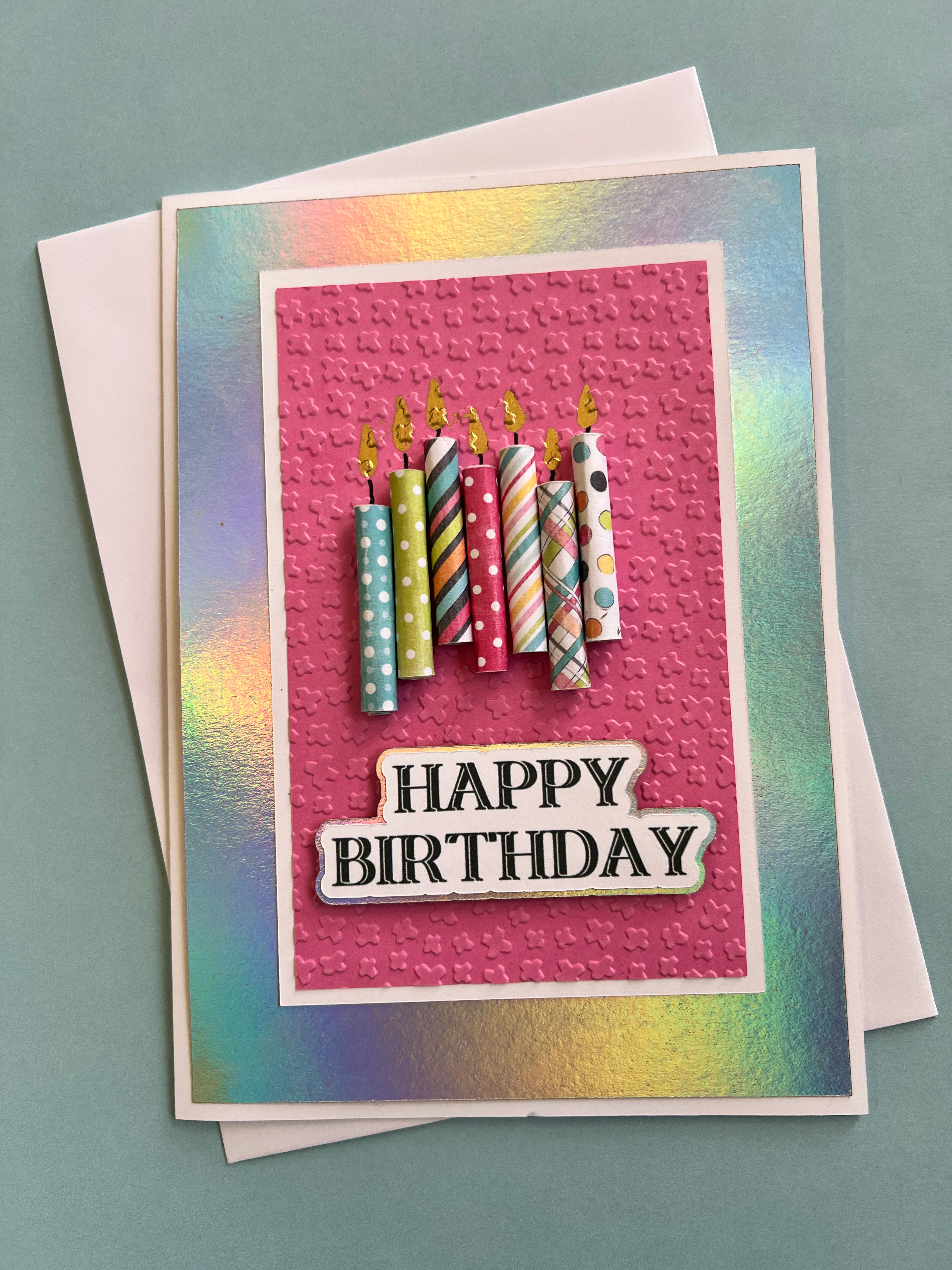 3D Birthday Candle Card