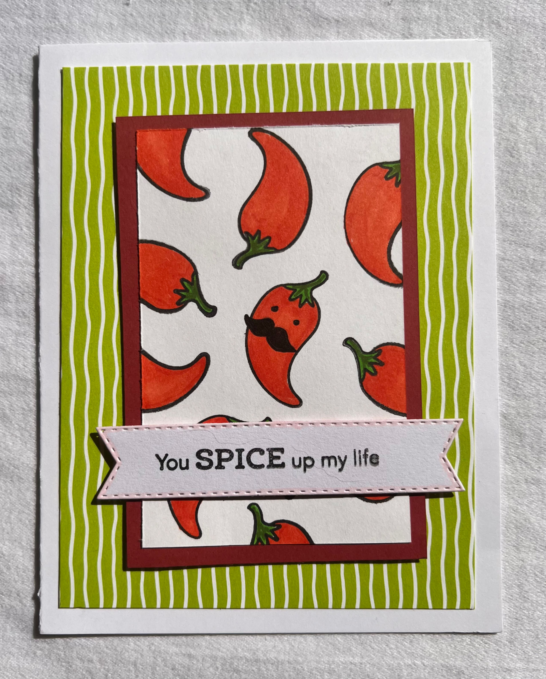 "You Spice Up My Life" Card