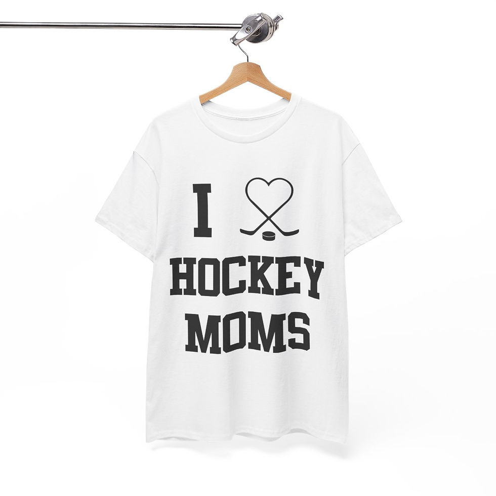 Thumbnail: I Love Hockey Moms Heavy Cotton Tee