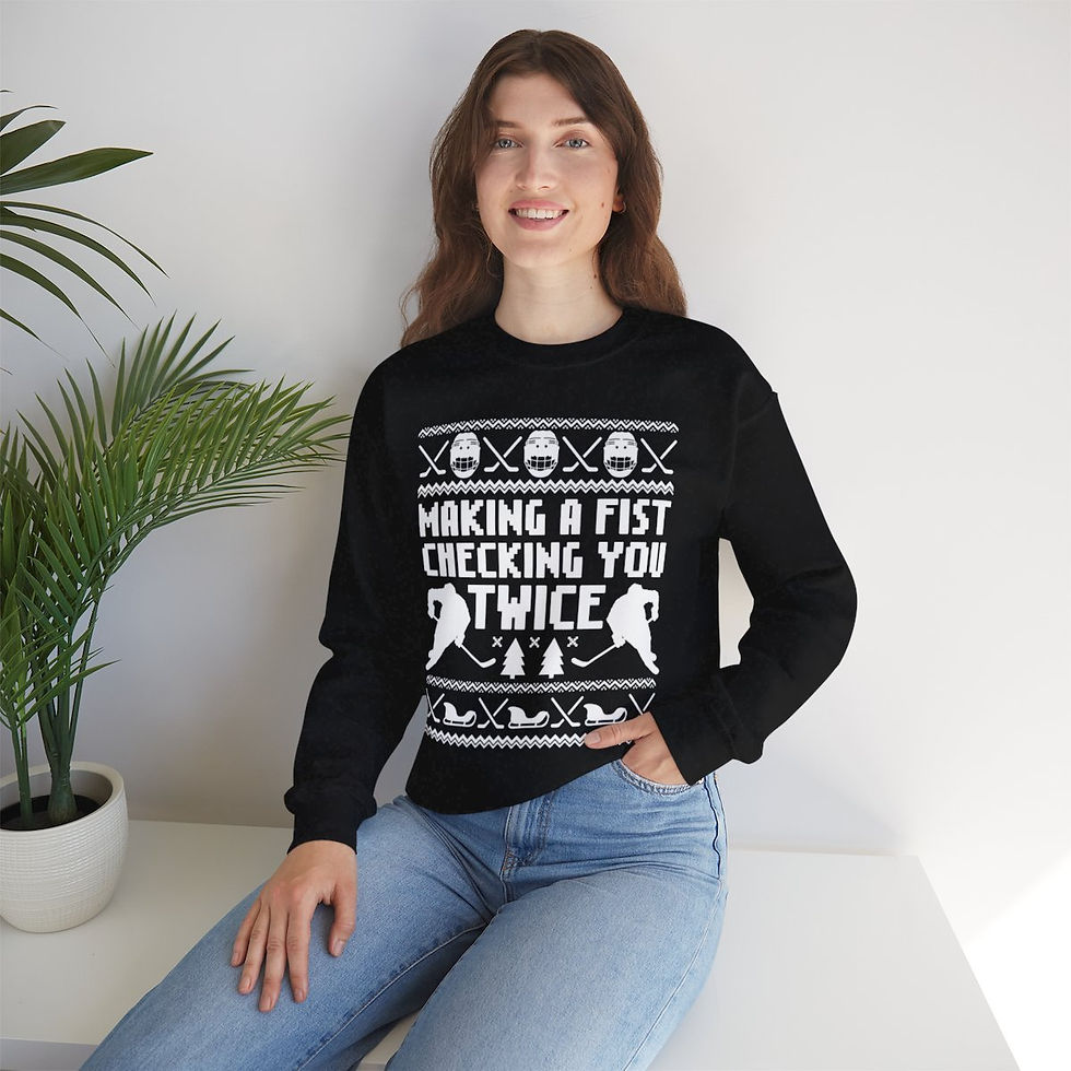 Thumbnail: Christmas Heavy Blend Crewneck Sweatshirt