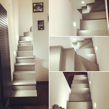 Scala In pietra appartamento privato Monza e Brianza
