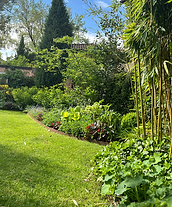 Ansicht West Blühbeet nach der Garten-Umgestaltung