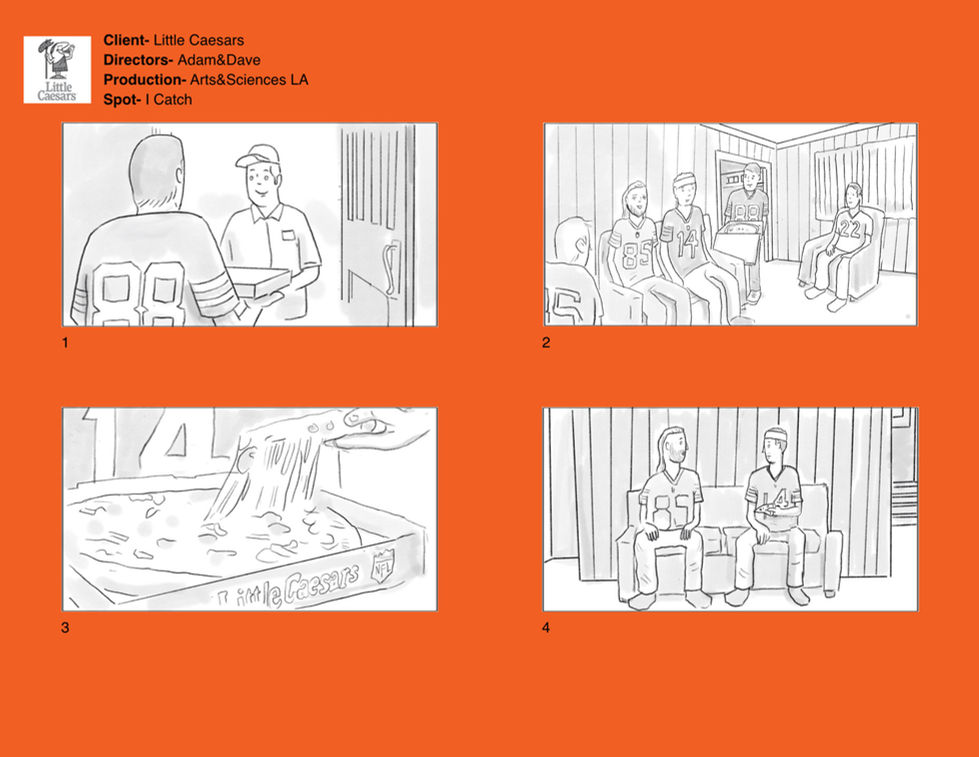 Storyboard - Little Caesars-I Catch-1