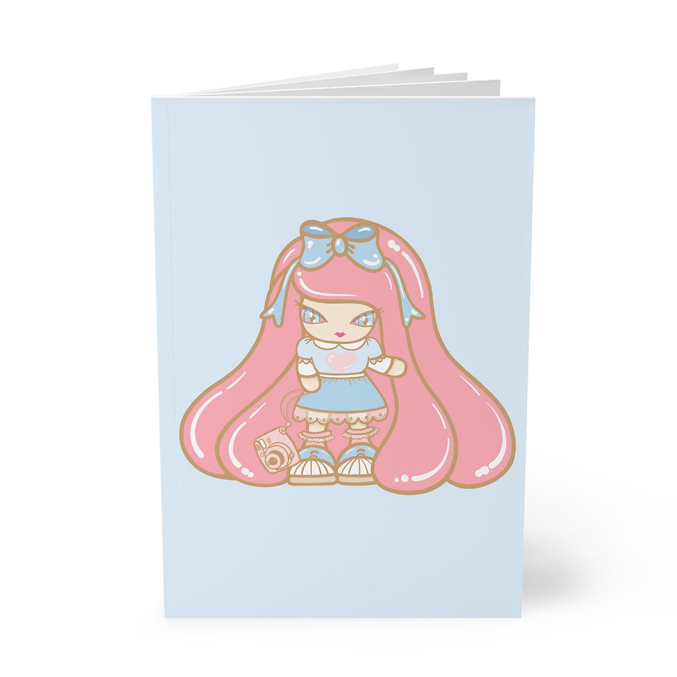 Miniatura: Retro Camera Kawaii Notebook
