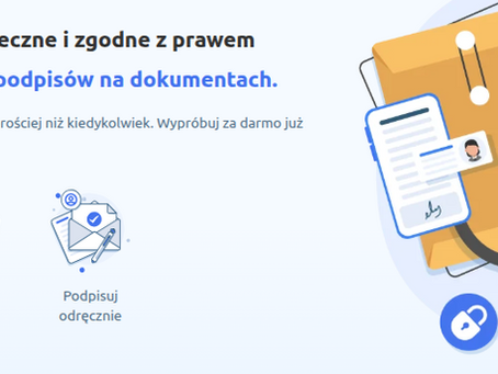 zbierania podpisów na dokumentach