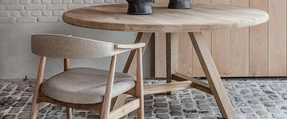 Table en teck Gommaire ANTON SMALL