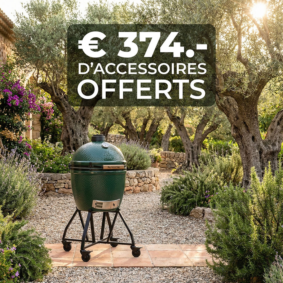 Pack EGG XL sur chariot avec accessoires essentiels offerts