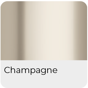 échantillon de couleur Champagne pour les luminaires REED de Lodes