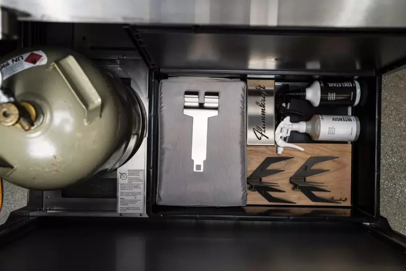 intérieur base de rangement barbecue flammkraft block D