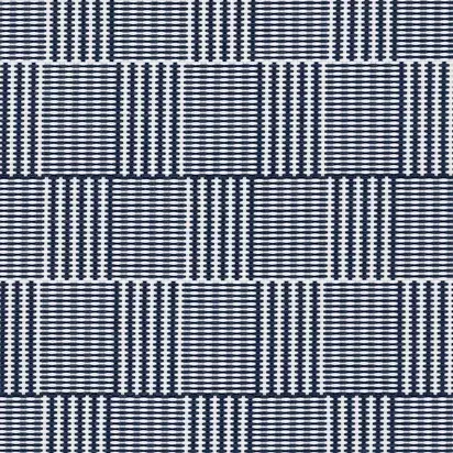 Motif jacquard du tissu Accardi Outdoor dans la version bleue