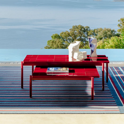 Table basse extérieure haut de gamme 131x69 Talenti NALU
