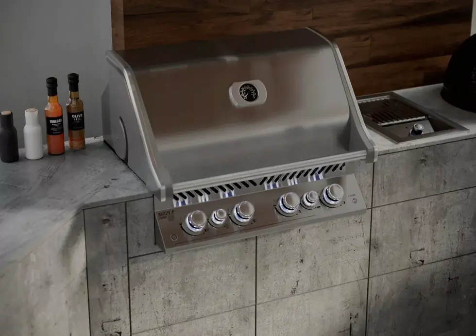 Barbecue à gaz encastrable haut de gamme Napoleon Prestige PRO 500