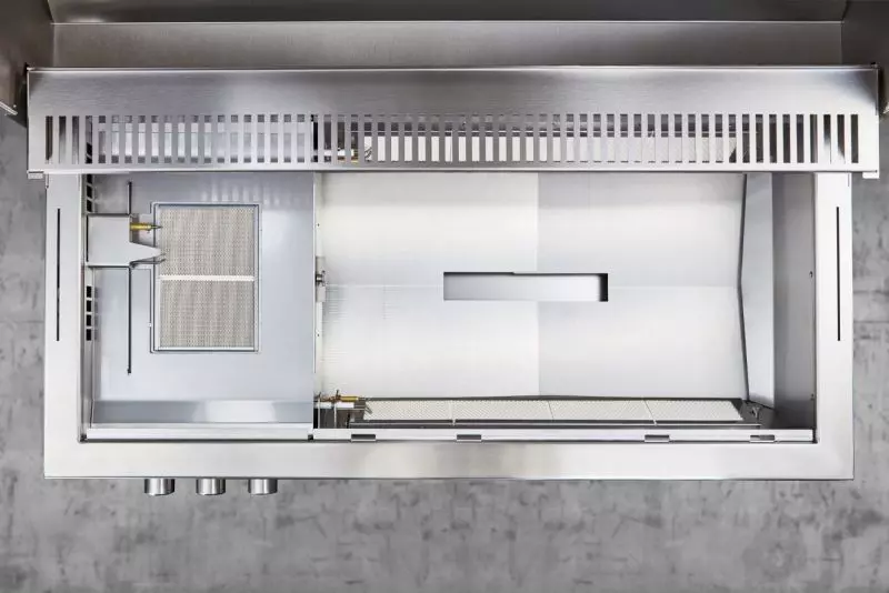 tôle d'écoulement des graisses barbecue flammkraft