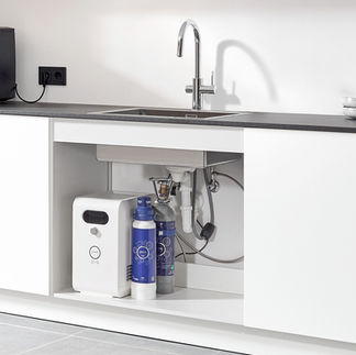 système d'eau grohe blue professionnal sous évier