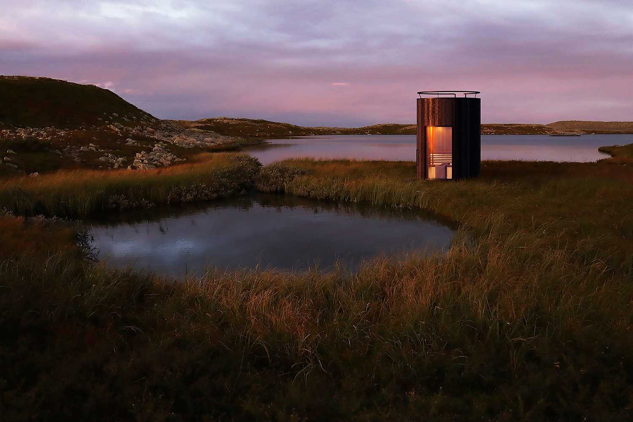 sauna lumipod pour le jardin