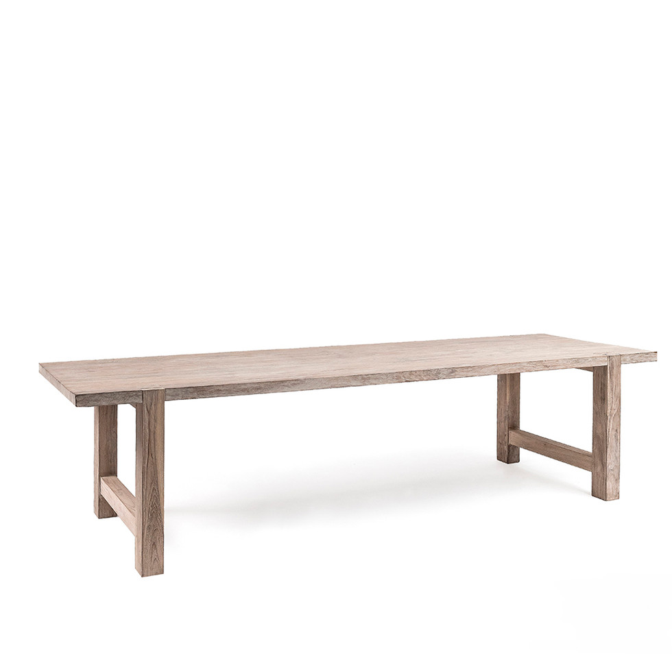 Table outdoor en teck Gommaire JACOB LARGE