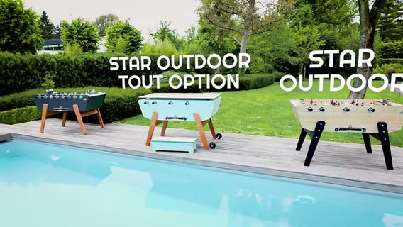 video gamme outdoor babyfoot Stella