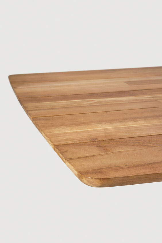 plateau en teck table MIKADO