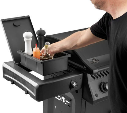 Tablette latérale avec rangement accessoires de la plancha Rogue PRO Phantom 30