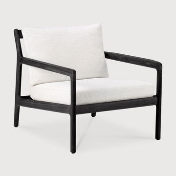 Fauteuil extérieur en teck noir Ethnicraft JACK