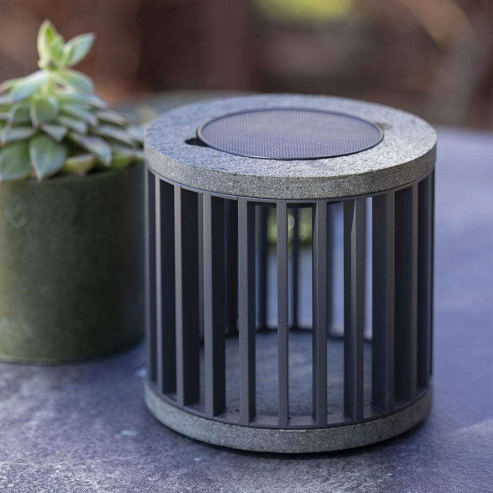 Lampe de table solaire et rechargeable Les Jardins HALO