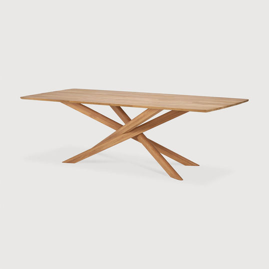 Table extérieure en teck pour 6 personnes Ethnicraft MIKADO