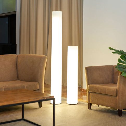 Lampadaire en forme de cylindre pour le jardin