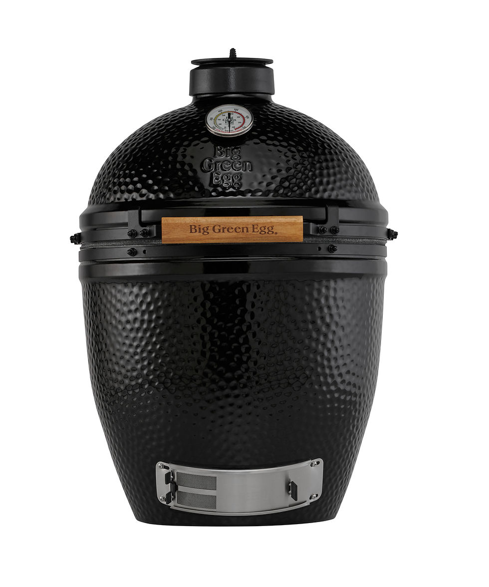 Big Green Egg The Onyx Large édition spéciale noir brillant sur fond clair