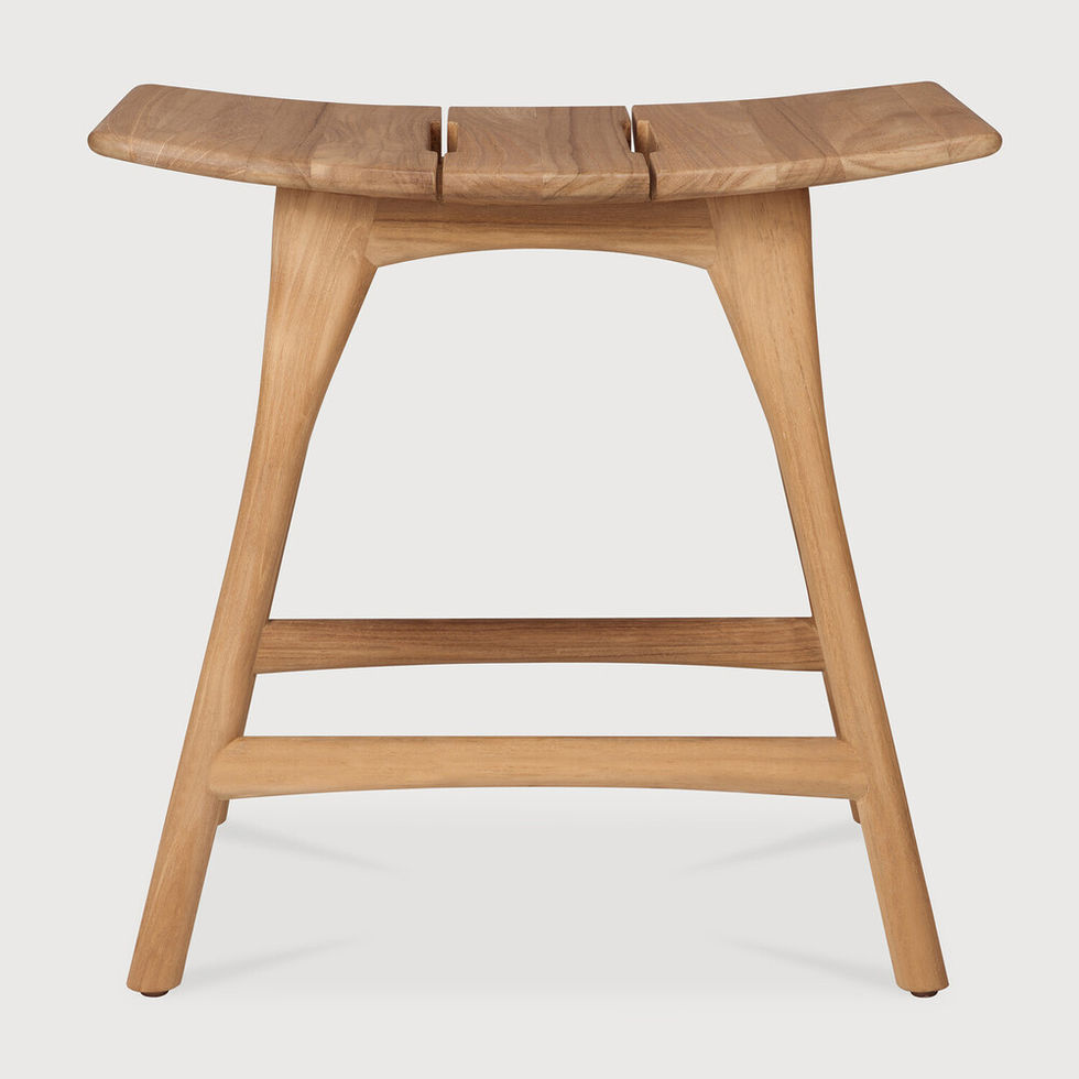 Tabouret de jardin en teck Ethnicraft OSSO