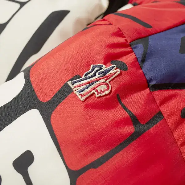 Thumbnail: MONCLER GRENOBLE LIMMAT ALL OVER PRINT LOGO DOWN JACKET