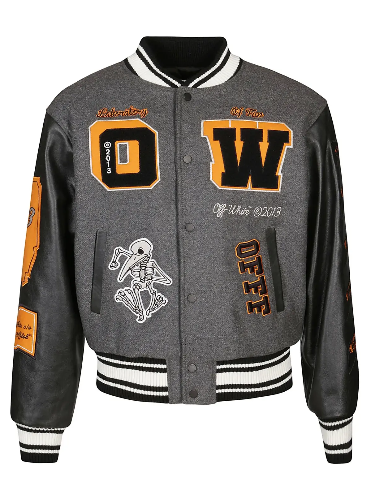 Off-white

Off-White Embroidery Patched Varsity Jacket

