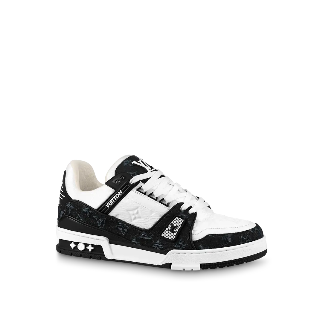 Louis Vuitton LV Trainer White Black White

