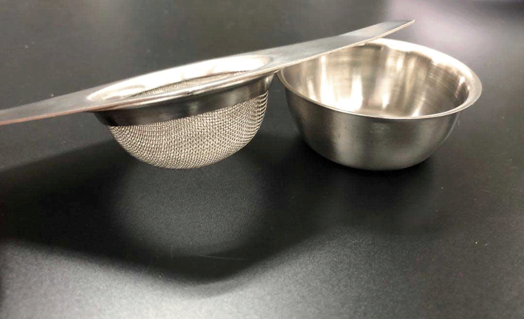 Strainer with drip cup, stainless steel Harney & Sons MY