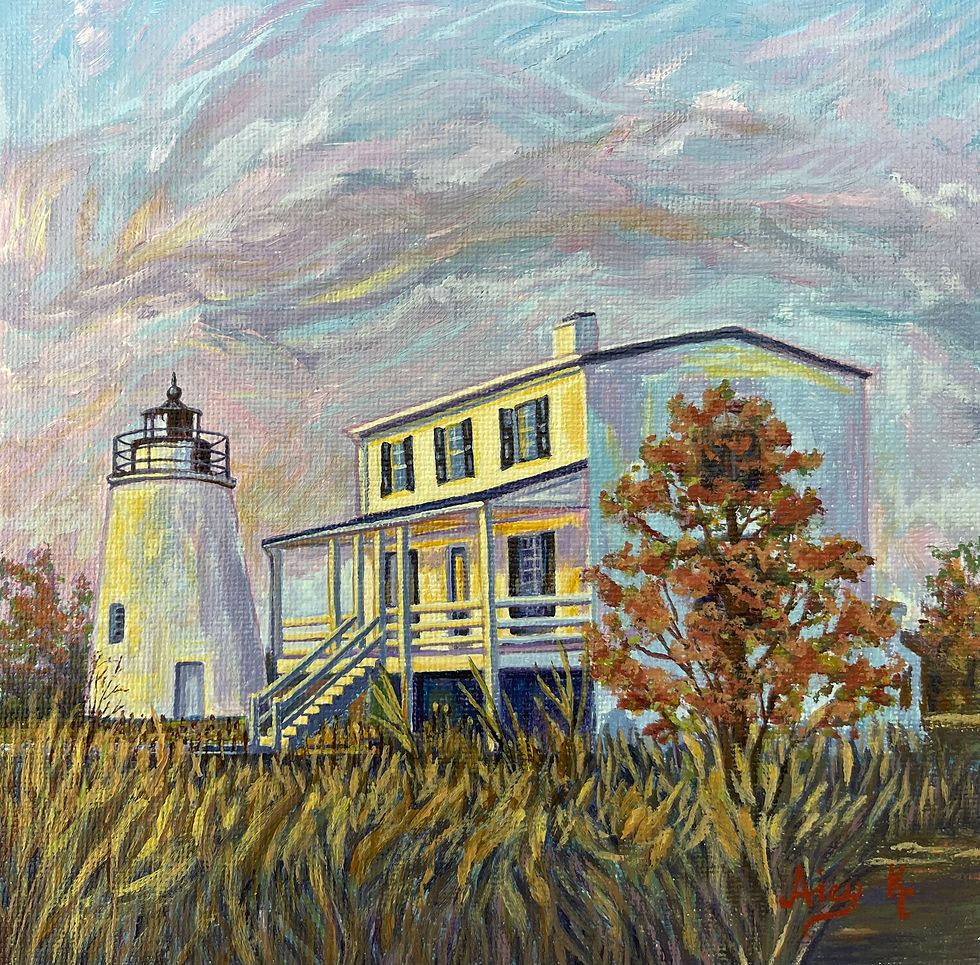 Sunlit Lighthouse