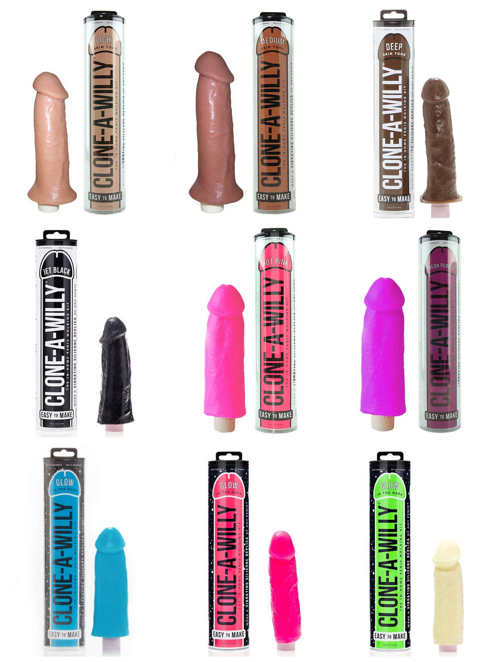 Clone-A-Willy Vibrator Dildo Kits