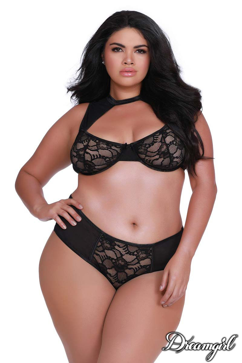 High Neck Collar Set