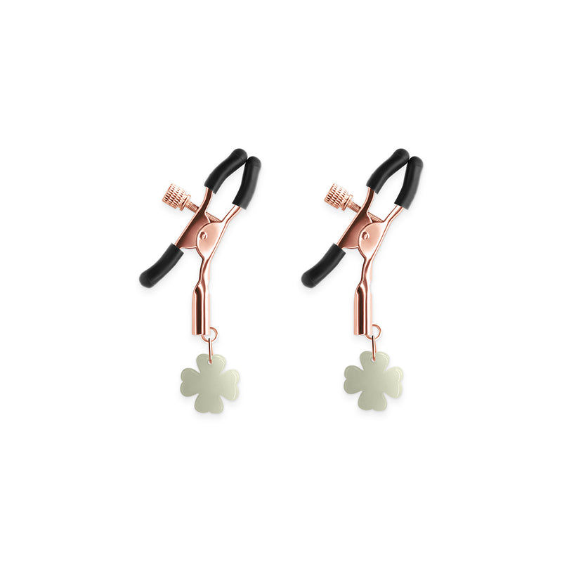 Thumbnail: Glow Clover Nipple Clamps (2 Colors)